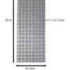 varivendo Aluminium Tape Mesh Reinforced 43 mm x 20 m