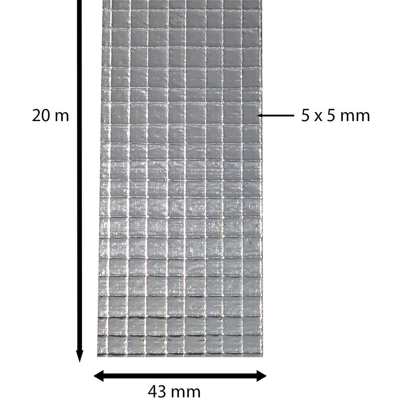 varivendo Aluminium Tape Mesh Reinforced 43 mm x 20 m