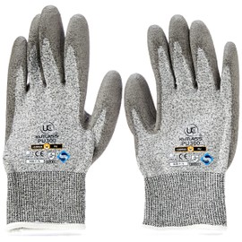 Ultimate Industrial PU300/07 PU300 Kutlass PU Coated Cut Resistant Work Gloves, 1 Pair, Size 7/Small, Grey