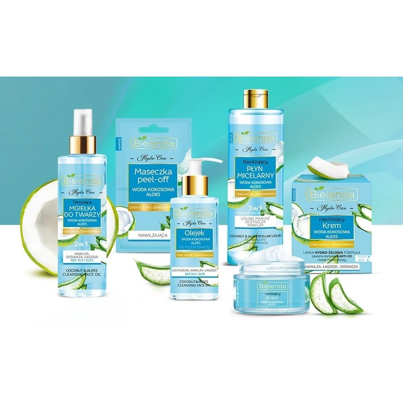 Hydra Care Coconut and Aloe Moisturizing Light Cream for Combination