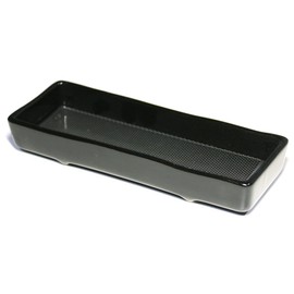 やまこう 仏壇用香炉 国産 線香皿 横置き 寝かせる 横 ■ 陶器 ■ 仏具 ■ 限定 ■ 黒 線香立て 線香差し 線香入れ 香炉 お盆 お彼岸 お墓参り 墓 供養 香炉