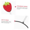SAFIGLE 2Pcs Strawberry Headbands for Fun Fruit Hair Accessories for