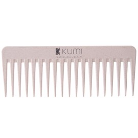 Kumi Wheat Eco-Friendly Afro Styling Comb Oatmeal - Durable & Lightweight