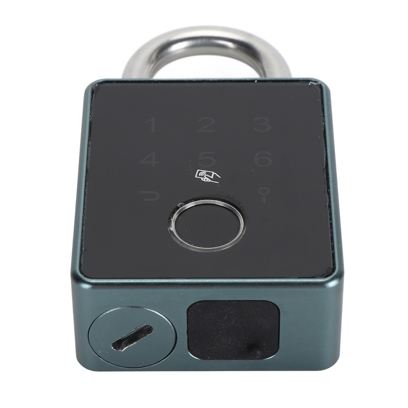 Smart Fingerprint Password Padlock Card APP Key Access Theft Proof