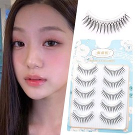 Noglue 어 U 자형 개별 속눈썹 속눈썹 확장 Noglue 속눈썹 자연 눈 속눈썹 클러스터 메이크업 프레 [030] U-Shaped Individual Eyelashes Extension Noglue Natural Eye Eyelash Cluster Makeup Pre [030]