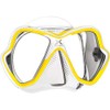 Mares Mask X-Vision Tauchmaske, Yellow/White, One Size