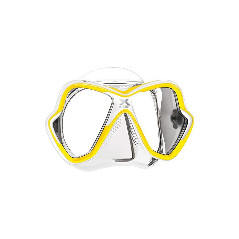 Mares Mask X-Vision Tauchmaske, Yellow/White, One Size