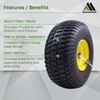 MARASTAR 21426 15x6.00-6 Tire and Wheel Assembly, Replacement Riding Lawn