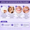 3Pcs Purple Teeth Whitening Strips,Tiras Blanqueadoras de Dientes,Blanqueador Dental para
