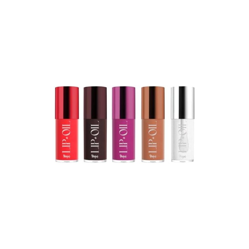 Set 5 Lip Oils Yuya Republic Cosmetics para Labios Hidratados