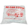 LuliKa 3 Packs Disposable Car Cover Clear Plastic Car Cover