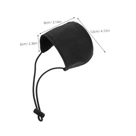 FUNOMOCYA 2PCS Driving Shoe Heel Protectors Wear Resistant Heel Covers for Men and Women Pads for Driving Black