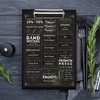Netuno Clipboard A5 with Clip Dark Green Writing Board with