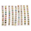VERTIARISTA Balines Auriculoterapia Parches Color Piel Decorados 200 Pz