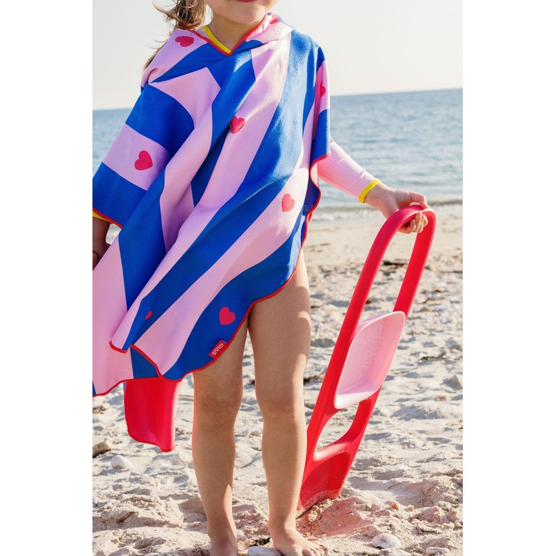 Quut Children's Cherry Bath Poncho - 60 x 60 cm