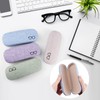 JSMTKJ 4 Pieces Hard Case Glasses Case, Hard Glasses Case,