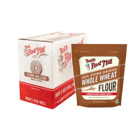 Bob's Red Mill Whole Wheat Flour, 3 Pound (Pack of 4) - Whole Grain, Non-GMO, Vegan