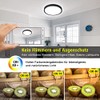 Smanu Smanu LED Ceiling Light Dimmable with Remote Control, 18W