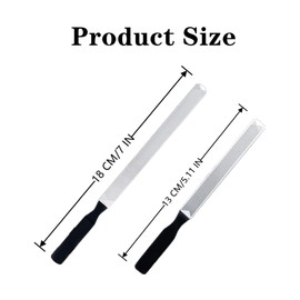 TDGBIH 2 PCS Toe Nail Files for Thick Nails Robust Stainless Steel Nail File Fingernail Files with Anti-Slip Handle 4 Sides,Nail Files for Men Seniors & Dogs