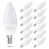 GOSCHE 60 Watt Led Candelabra Bulbs Equivalent, E12 Led Ceiling