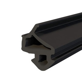 DQ-PP Rubber Window Seal, Black, for PVC Windows, Plastic Window Seals, Aluminium Profile Seal and Door Seal