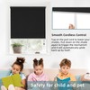 ChrisDowa Cordless Blackout Roller Shade with Spring System Room Darkening
