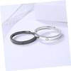SAFIGLE 1 Pair Adjustable Sun and Moon Couple Rings for