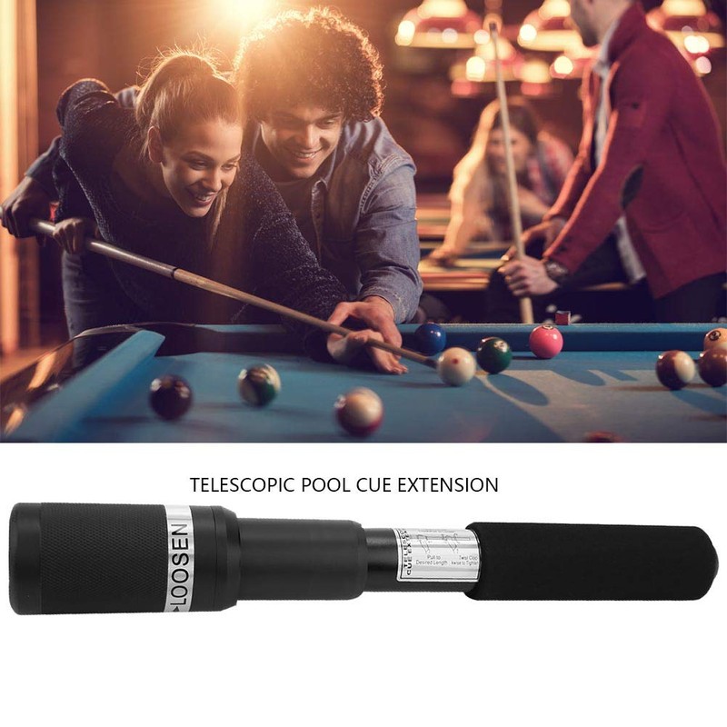 Keenso Pool Cue Extender, Nine-Ball Club Telescopic Pool Cue Extension