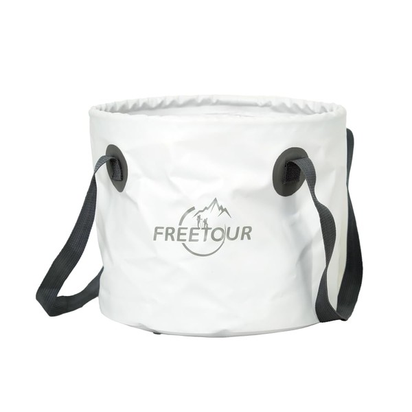 Baiao Folding Water Bucket, 20L Portable Collapsible Bucket Camping Storage