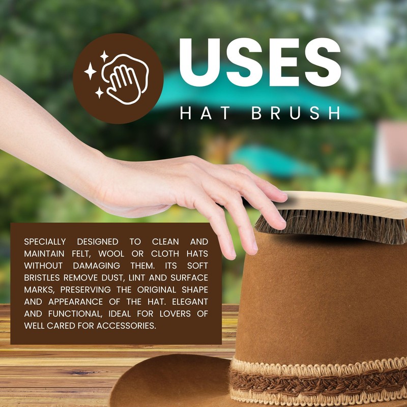 DOJA Barcelona Hat Brush - Pack of 2 | Versatile