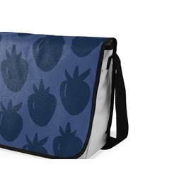 Le Jardin du Lin Digital Printed Messenger School Bags with Black Strap for Girls and Boys, Back to School, Messenger Bags for Students, Shoulder Bags, Size: 29 x 36 cm