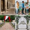 Yeatruojeet 4 PCS Stainless Steel Stanchion Post,5 Ft Black Velvet