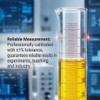 RPS-IND 2-Pack 100ml Graduated Cylinder, Borosilicate Glass