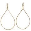 Austin Down to Earth, Gold Teardrop Earrings For Women, Gold