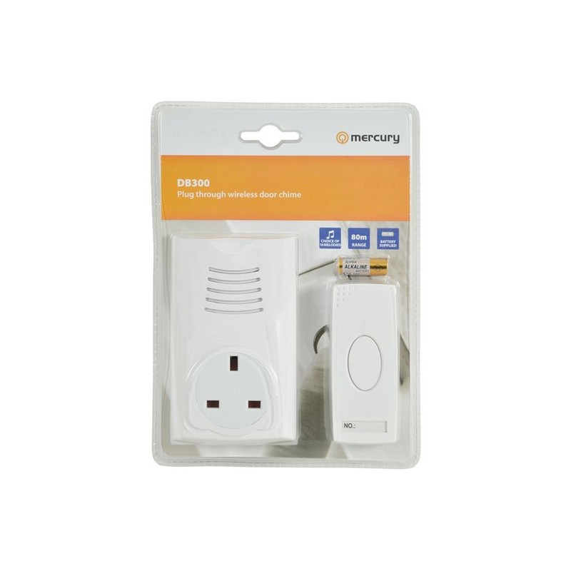 Plug Through Wireless Door Chime