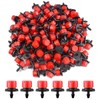 EBANKU Adjustable Irrigation Drippers Sprinklers, 200Pcs 1/4Inch Adjustable Micro Drip
