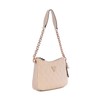 GUESS Women's Adelard Top Zip Shoulder Bag, Stone, One Size