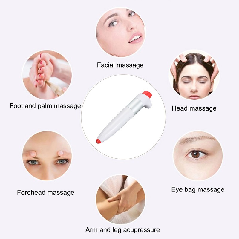 Acupuncture Massage Pen Reduce Discomfort Electrical Pulse Acupoint Meridians Massager