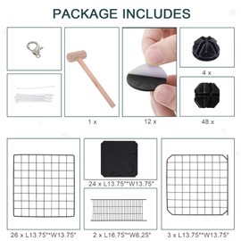 Pet Playpen - Large Modular Cage, Safe & Versatile Play Space for Rabbits, Kittens, Chinchillas & Small Pets