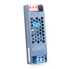 YIDOFENG 24V 1.5A 36W LED Driver Ultrathin Switching Power Supply,100-265V AC to 24V DC Adapter Converter for LED Cabinet Lights/LED Bulbs/Garden Light