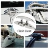 6 Inch Boat Folding Cleat, 316L Stainless Steel Flip-Up Dock
