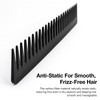 6-Pack Wide Tooth Hair Combs for Men, Durable Detangling &