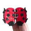 Novelty Red Ladybug Claw Clip,Funny Acetate Claw Clip for Women,Fashion