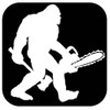 Bigfoot Logger Decal OS 439 6" sasquatch logging sticker chainsaw