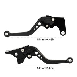 DOUKI for Yamaha Xmax 250 XMAX300 XMAX400 Motorcycle Accessories Short Brake Clutch Levers CNC Aluminum Adjustable Lever (Color : G)