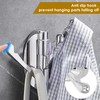 Foldable Towel Hook, Solid Metal Swivel Hook Heavy Duty Swing
