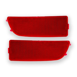 MP&PV Rear Bumper Reflector Left & Right Compatible with Dodge Freightliner Mercedes Van Sprinter 2500 3500 W906 2007-2018 OE 9068260040,9068260140
