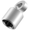 KPALAG Stainless Steel Spare Wheel Handle CNC Spare Tire Socket