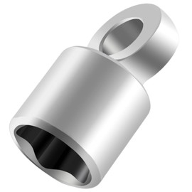 KPALAG Stainless Steel Spare Wheel Handle CNC Spare Tire Socket Tool Compatible with Toyota Lexus Highlander Sienna Replace#: 51942-28010