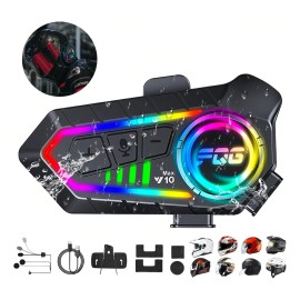 Intercomunicador Para Casco Bluetooth Audífonos Para Moto